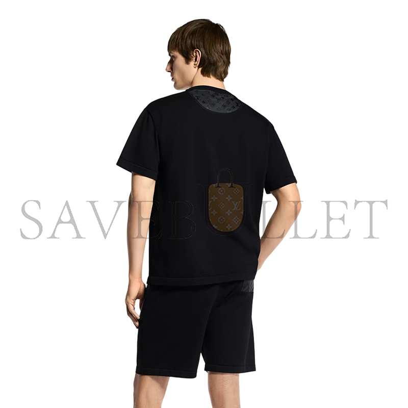 LOUIS VUITTON T-SHIRT WITH TECHNICAL SIGNATURE DETAILS 1AJRLW